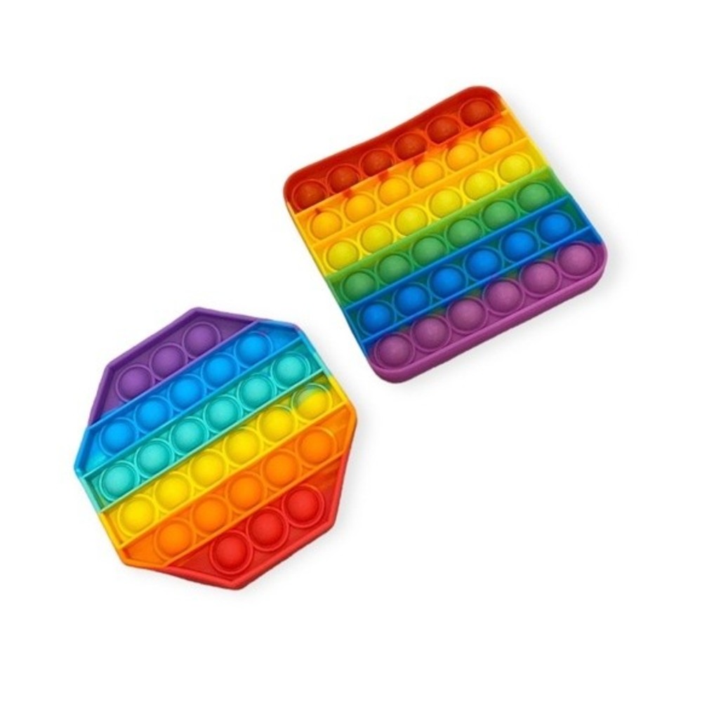 Rainbow Pop It Fidget Toy Set